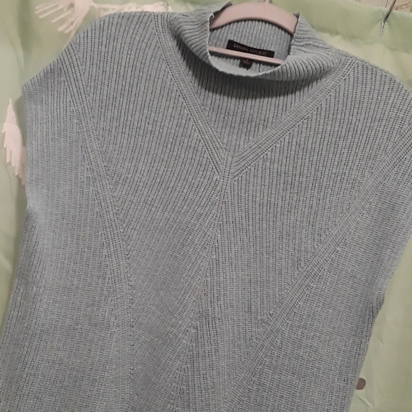 Banana Republic Sweater SZ Very Lgt Blue/Green - Picture 2 of 8